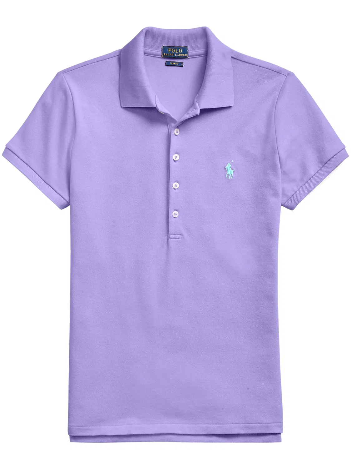 Поло с вышитым логотипом Polo Ralph Lauren, лавандовый