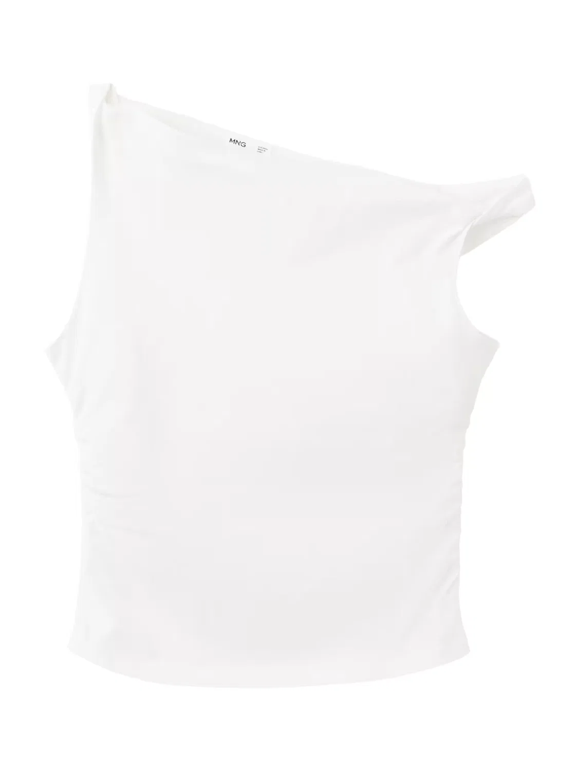 Детская футболка Mango Kids Top ROLL, белый