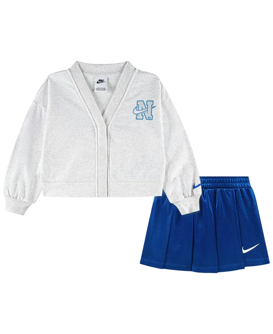 Комплект из топа и юбки-шорт Juxta Nike, White
