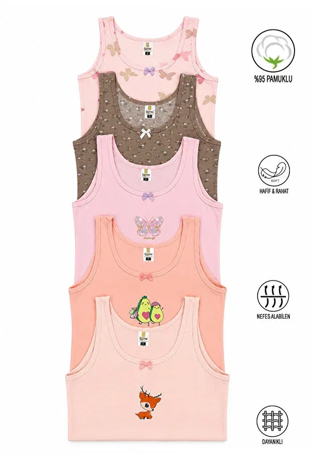 Детский топ для девочек с бретельками Özkan Underwear, Mixed Color
