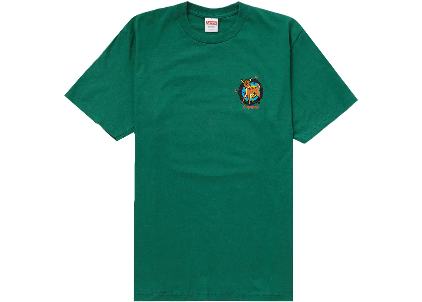Мужская футболка с принтом Supreme Deer Tee Supreme, Light Pine — фото 2