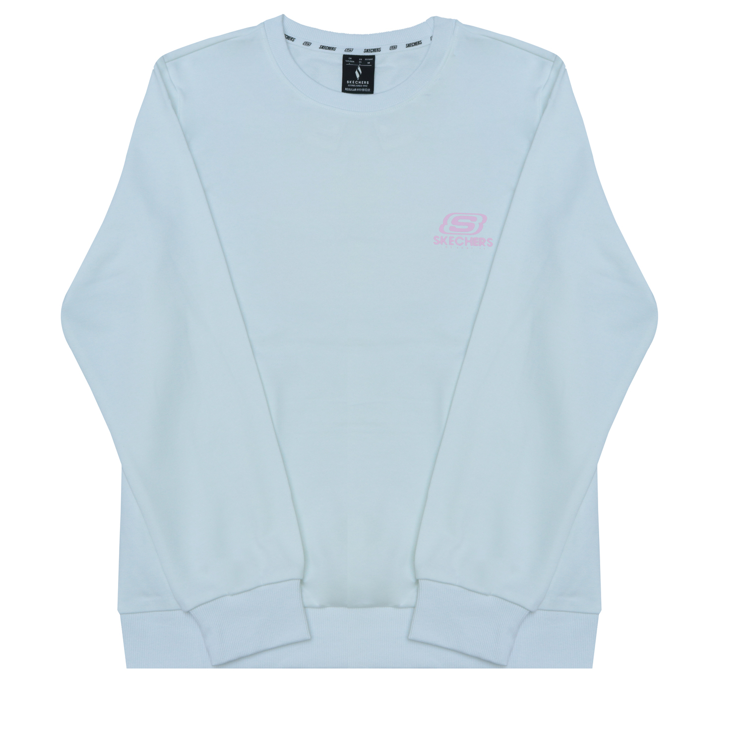 

Skechers Свитшот Women's Light Cyan Crew Neck Moderate
