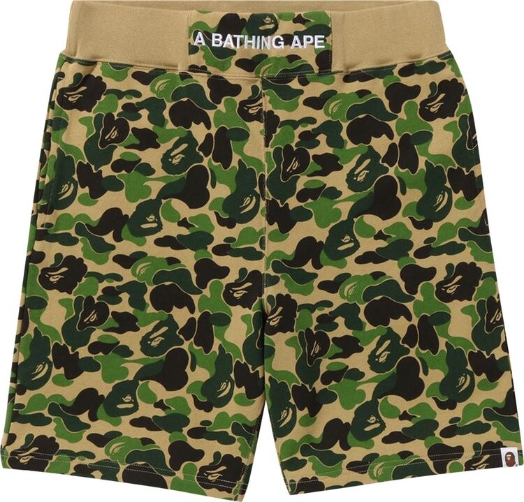 

Шорты BAPE ABC Camo Sweatshorts 'Green', зеленый