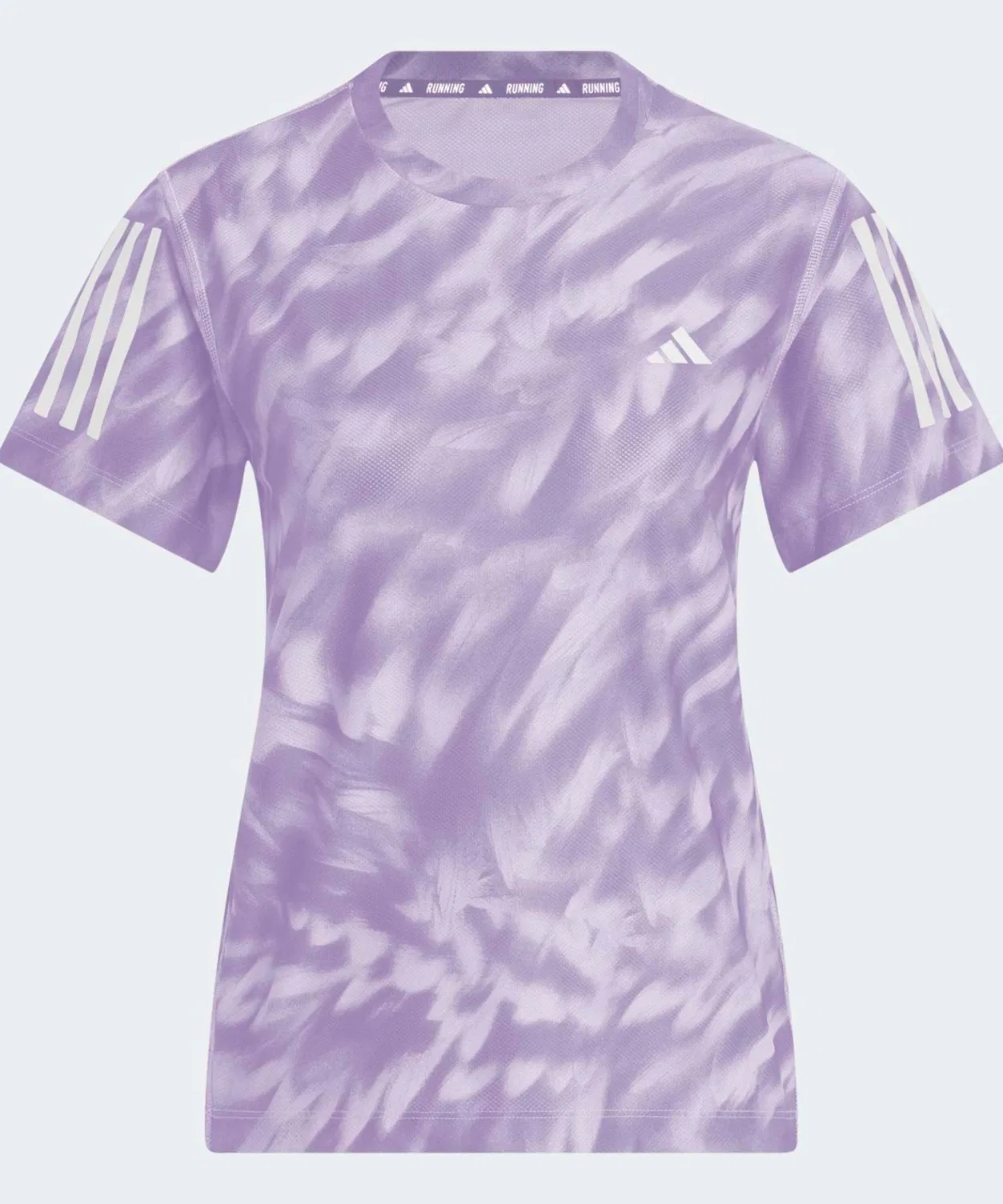 Женская футболка с принтом Own the Run Adidas, Purple — фото 4