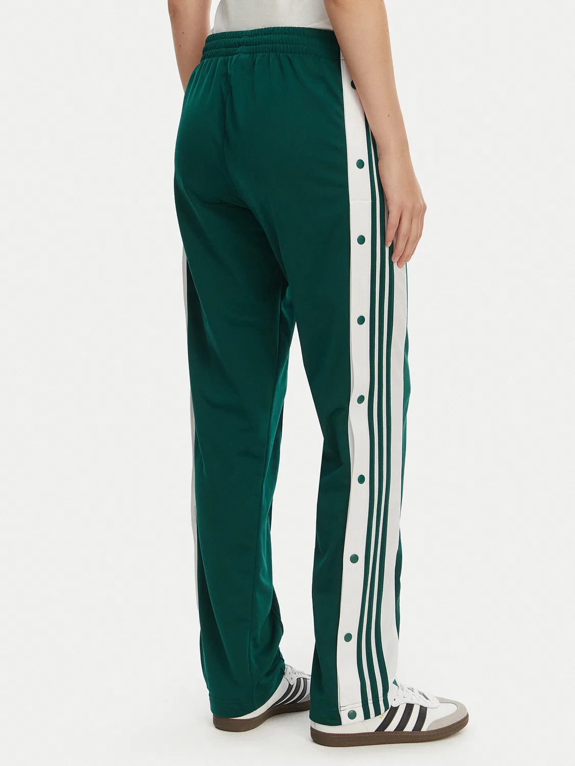 Женские спортивные брюки свободного кроя Adibreak Adidas, зеленый — фото 3