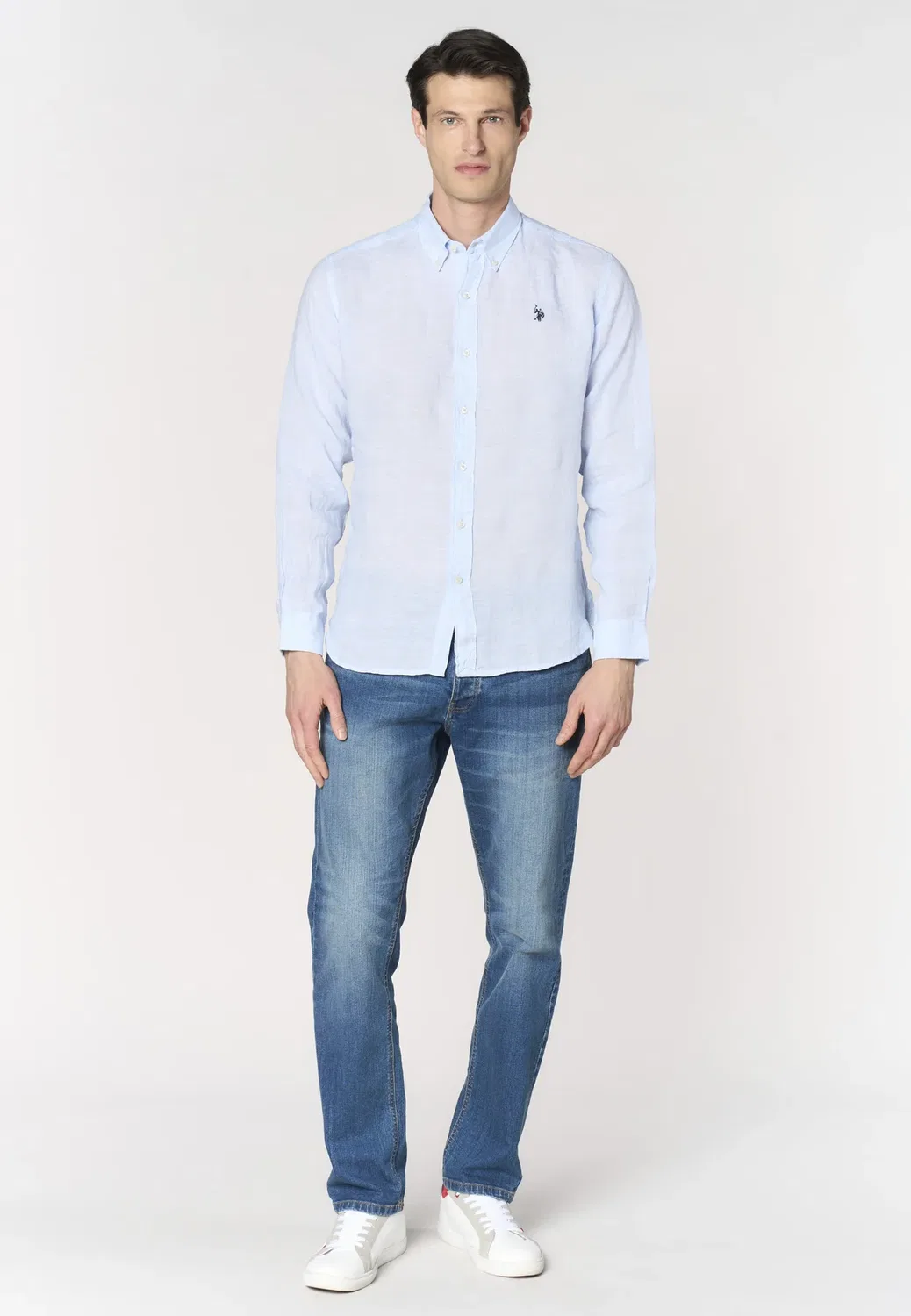 Рубашка U.S. Polo Assn., Blu — фото 2