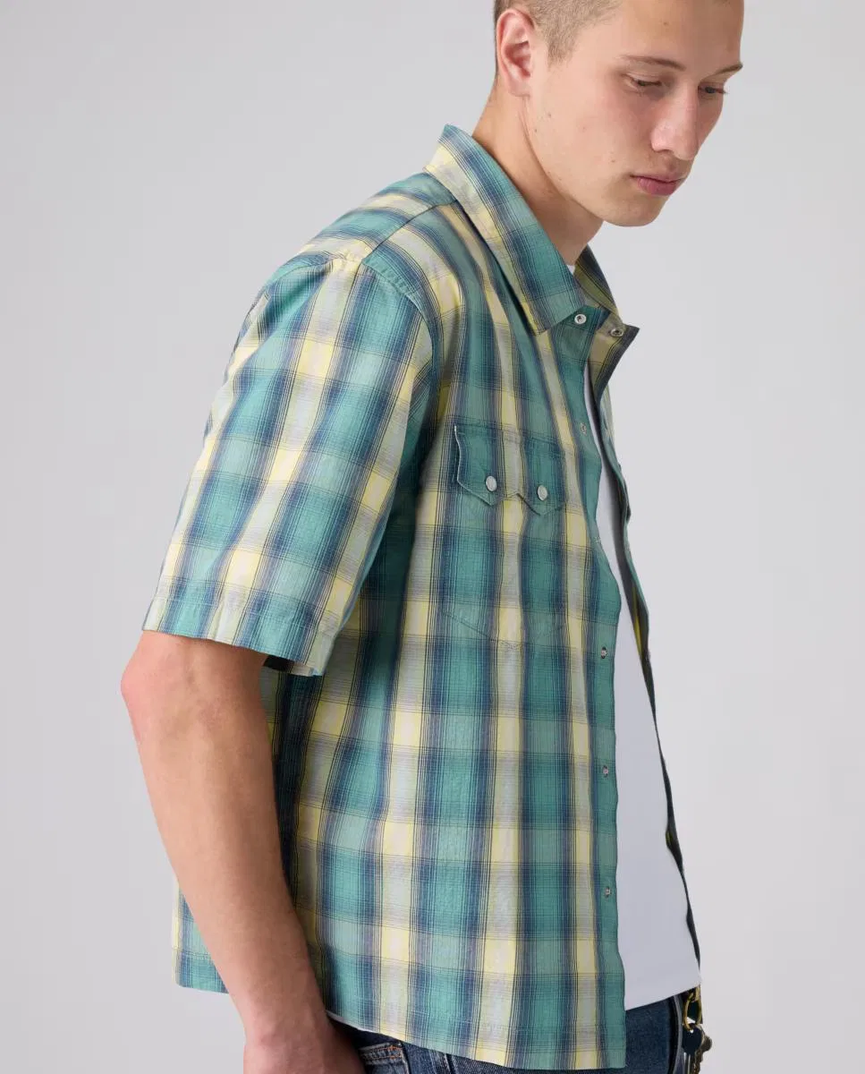 Мужская рубашка с коротким рукавом, Crop, Levi's, мультиколор — фото 3