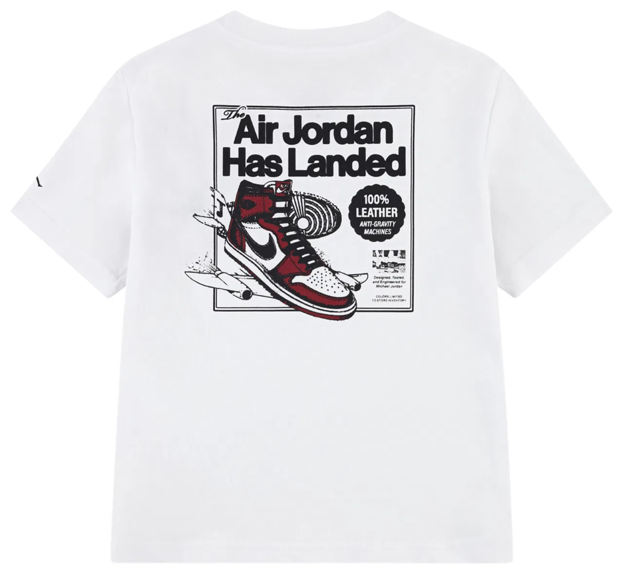Футболка для мальчиков Jordan Has Landed, красный/белый — фото 2