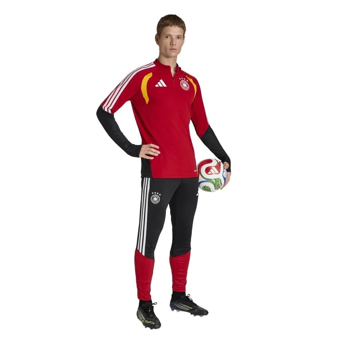 Мужские тренировочные штаны с дизайном Alemania Mundial 2026 Tiro Entreno adidas, Negro — фото 3