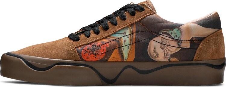 Кеды Vans MoMA x Old Skool Salvador Dalis The Persistence of Memory, коричневый — фото 3