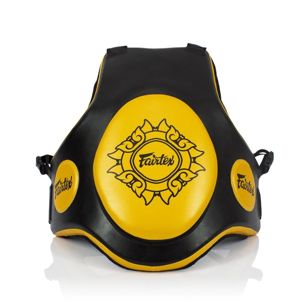 

Защитный жилет Fairtex Trainer, черный/золотисто-желтый