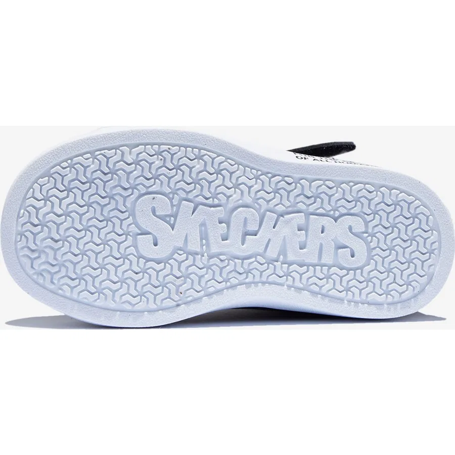 Детские спортивные ботинки с шнуровкой и молнией Skechers, Черный — фото 4