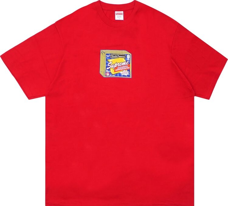 

Футболка Supreme Cheese Tee 'Red', красный