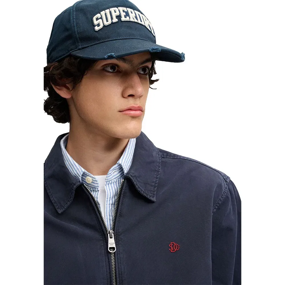 Мужская куртка-харингтон облегченная Superdry, Blue — фото 4