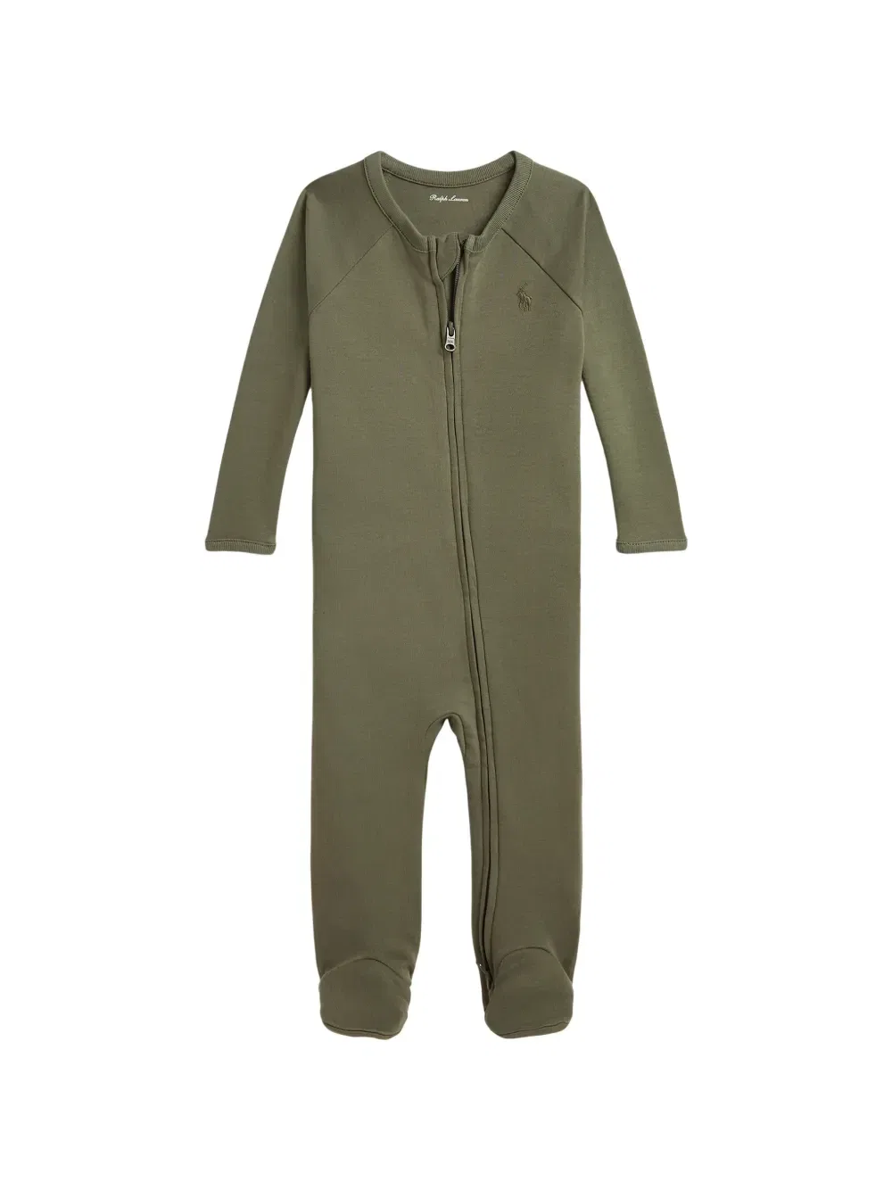 Комбинезон с вышивкой Pony Polo Ralph Lauren Kids, зеленый