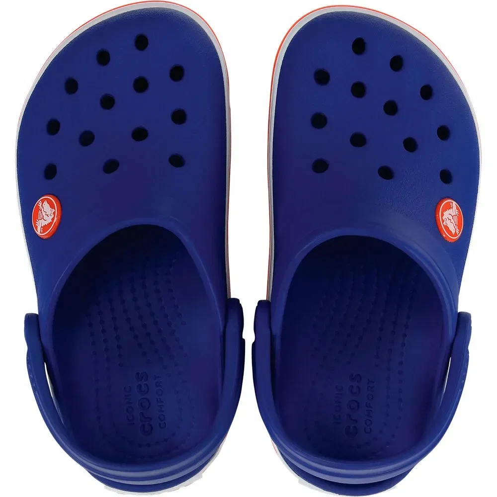 Детские клоги для девочек с ремешком Crocband Crocs, Blue — фото 4