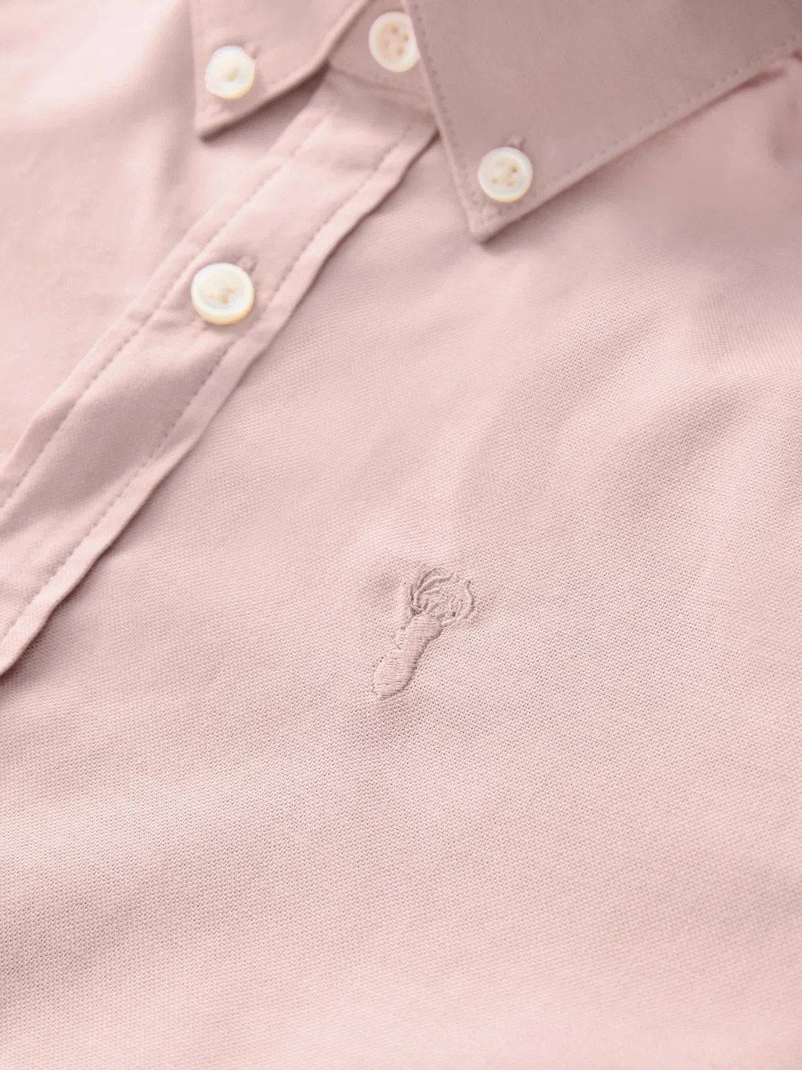 Рубашка оксфордская, Light Pink Next — фото 3