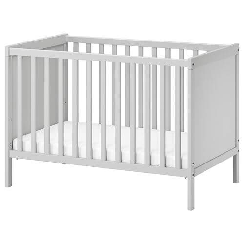 

Кроватка детская Ikea Sundvik, 60x120 см, серый