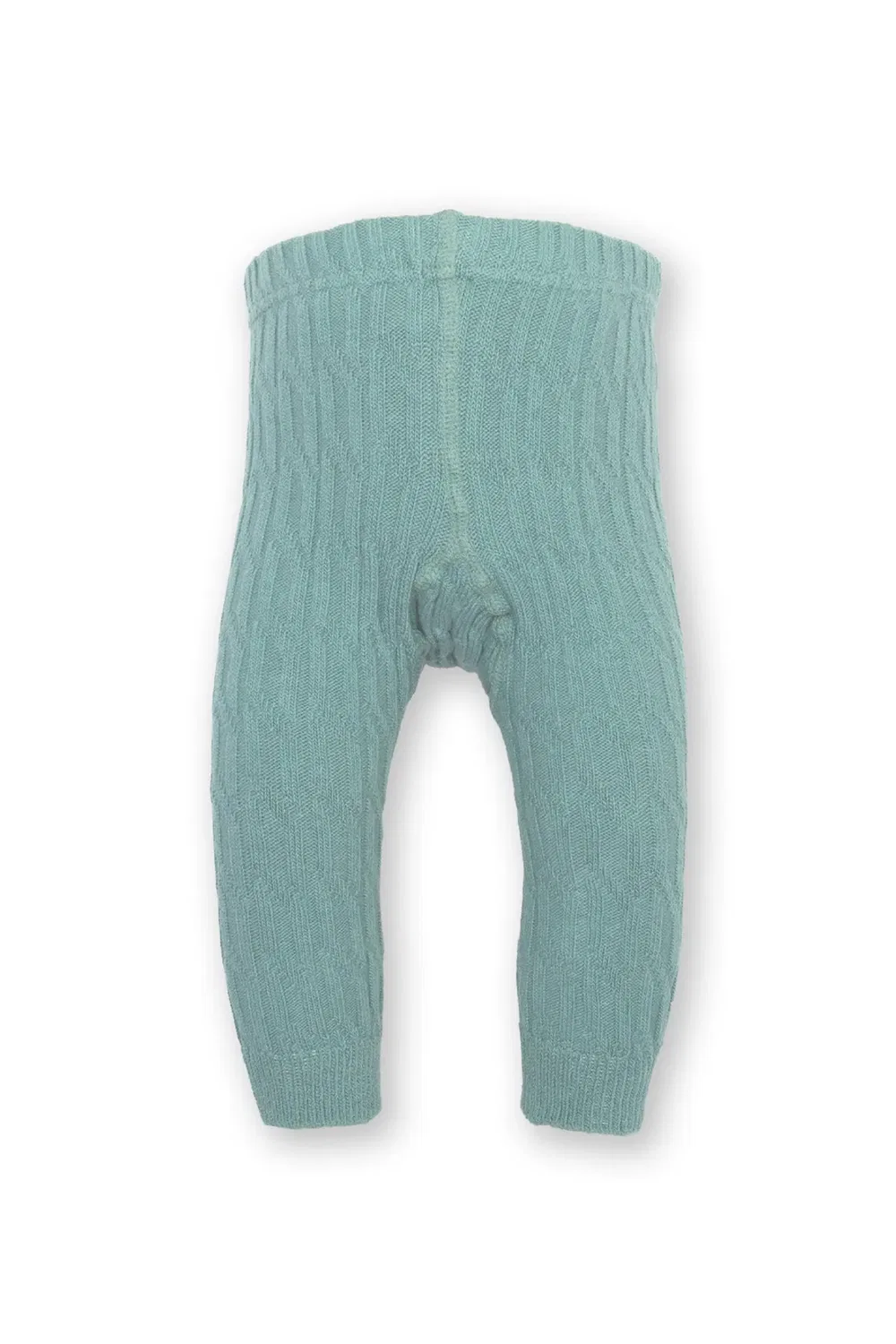Детские леггинсы из органического хлопка с косами Kite, Green