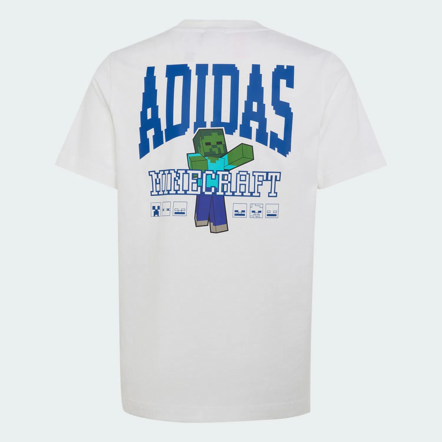 Детская футболка с принтом Minecraft Adidas, Weiss — фото 3