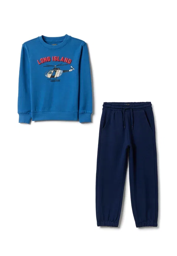 Комплект из свитшота и брюк с принтом Regular fit set Ovs, Blu, синий