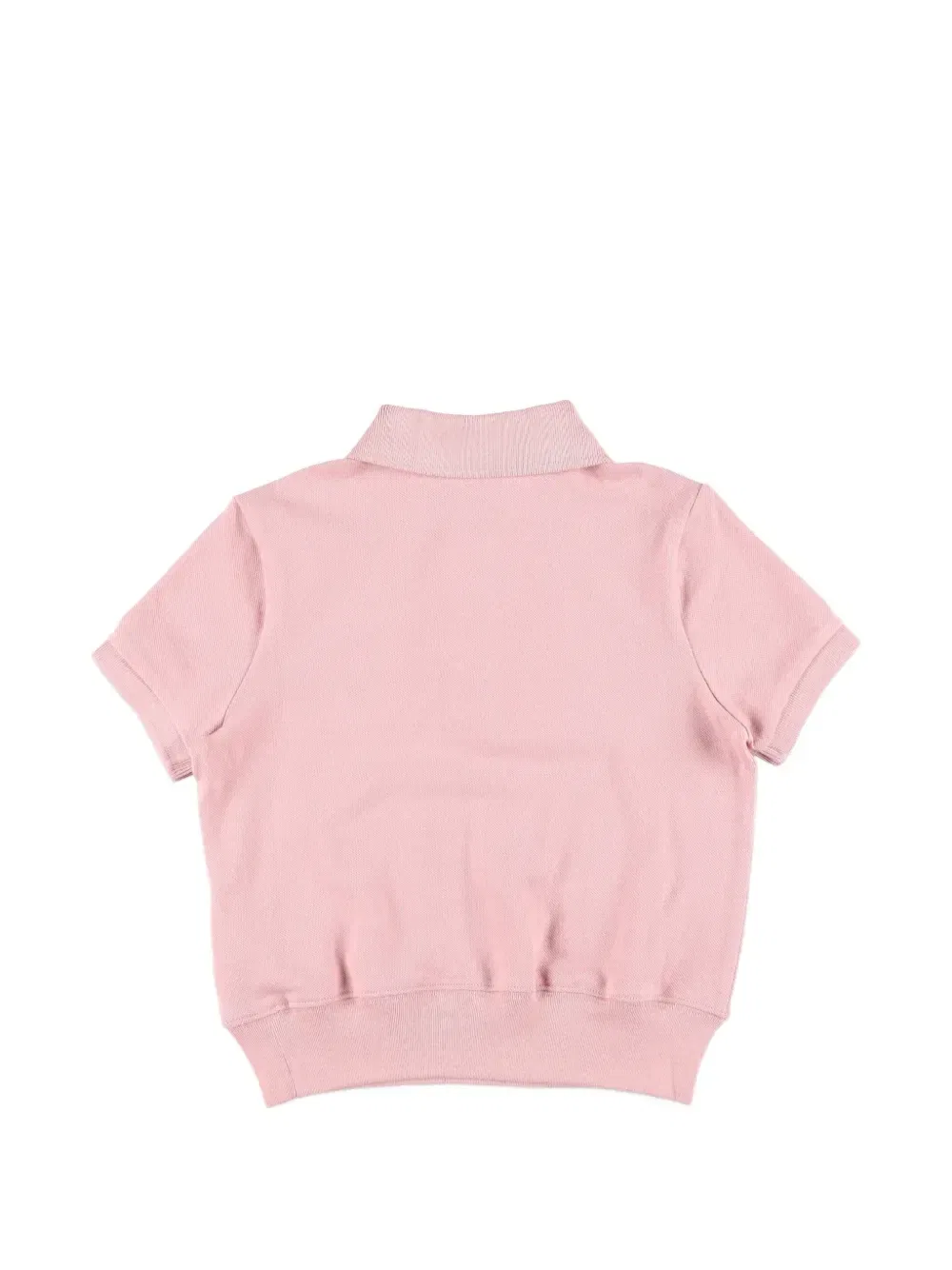 Плиссированный комплект-поло с юбкой-шортами из пике Polo Ralph Lauren Kids, розовый — фото 4