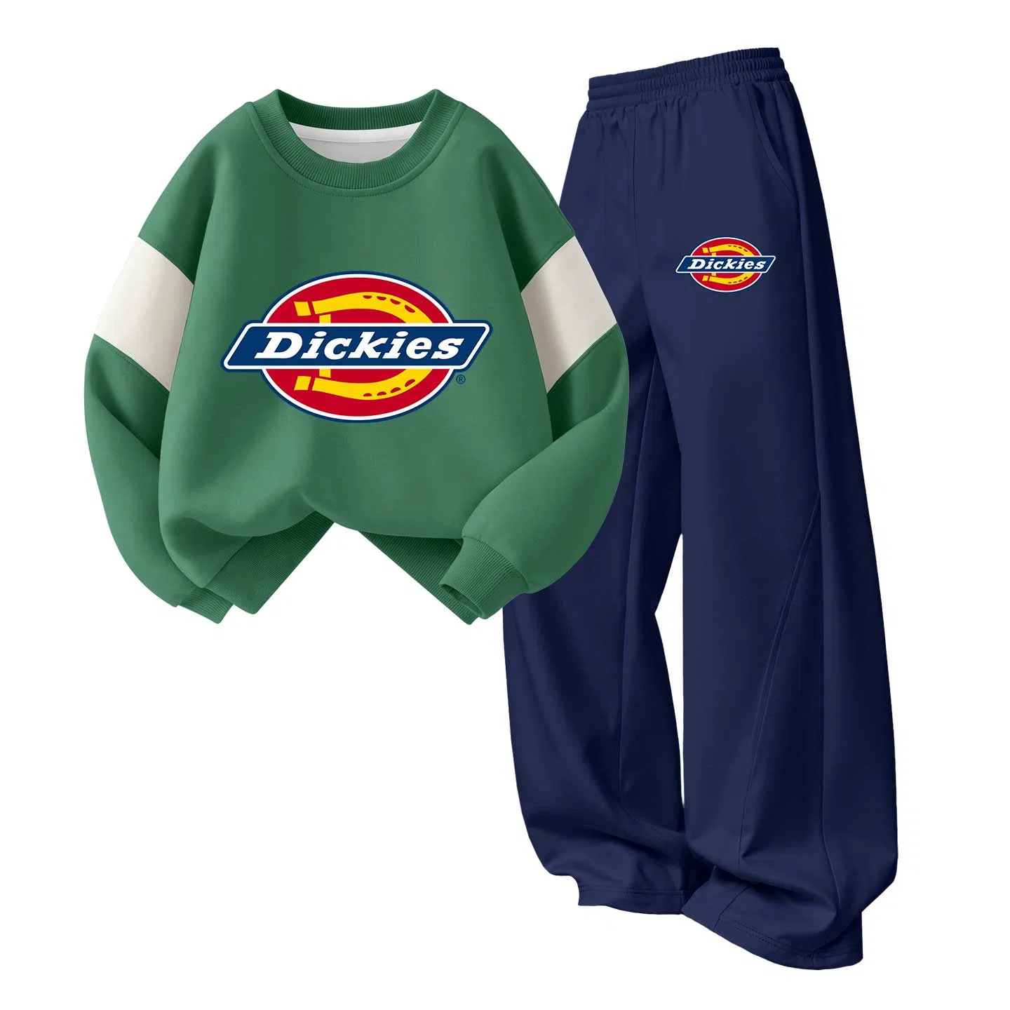 Детский комплект из двух предметов с логотипом Dickies, цвет Cherry Blossom Pink/Lotus Pink — фото 4