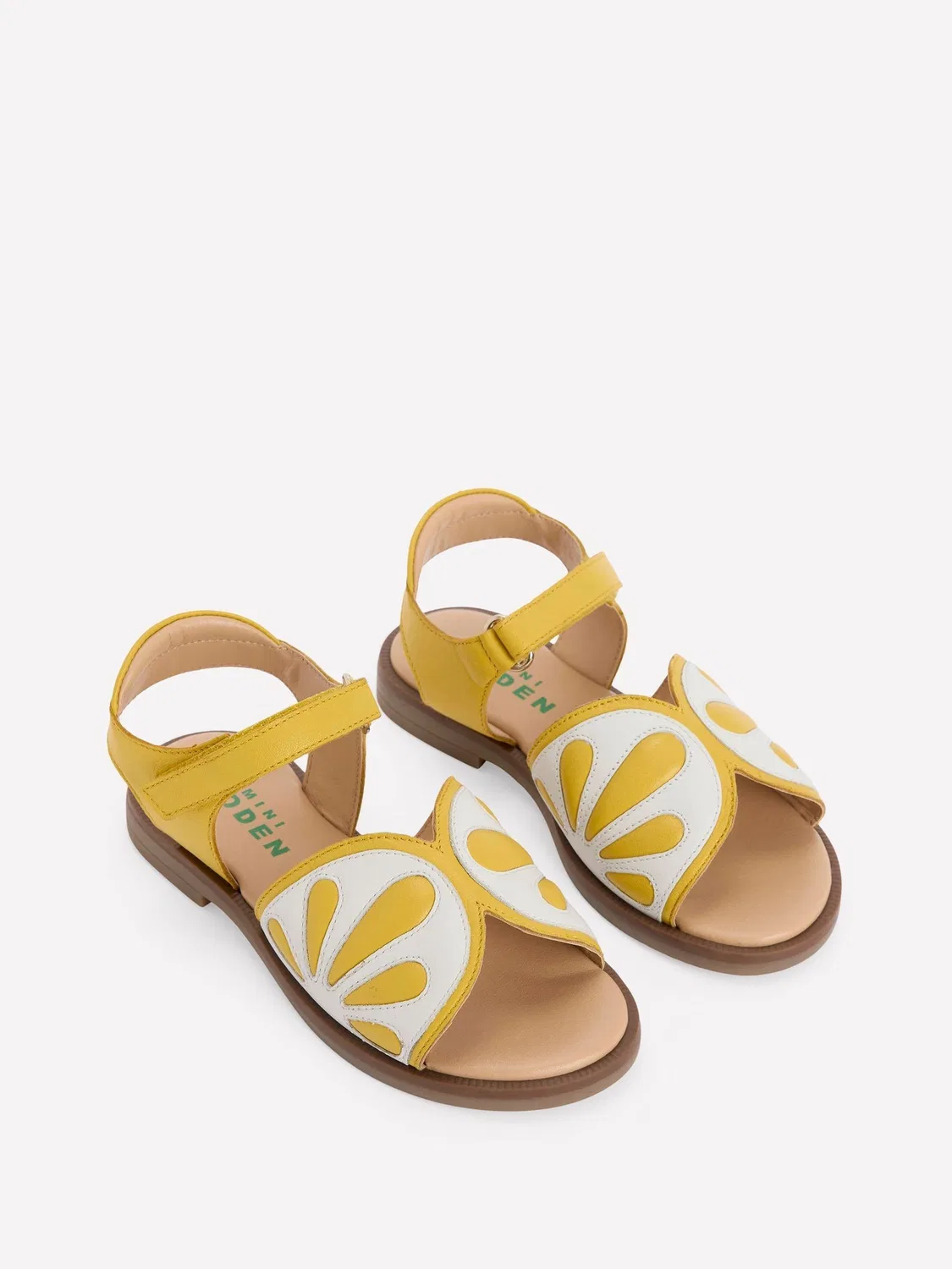 Сандалии Leather Sandals Boden, желтый — фото 2