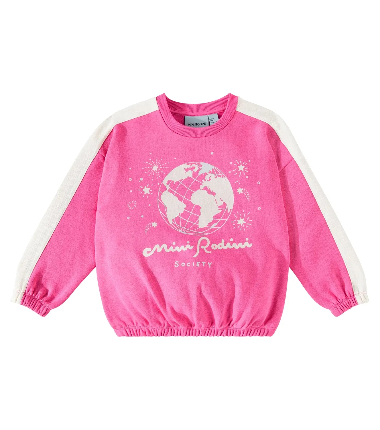 Свитшот хлопковый Mini Rodini, розовый