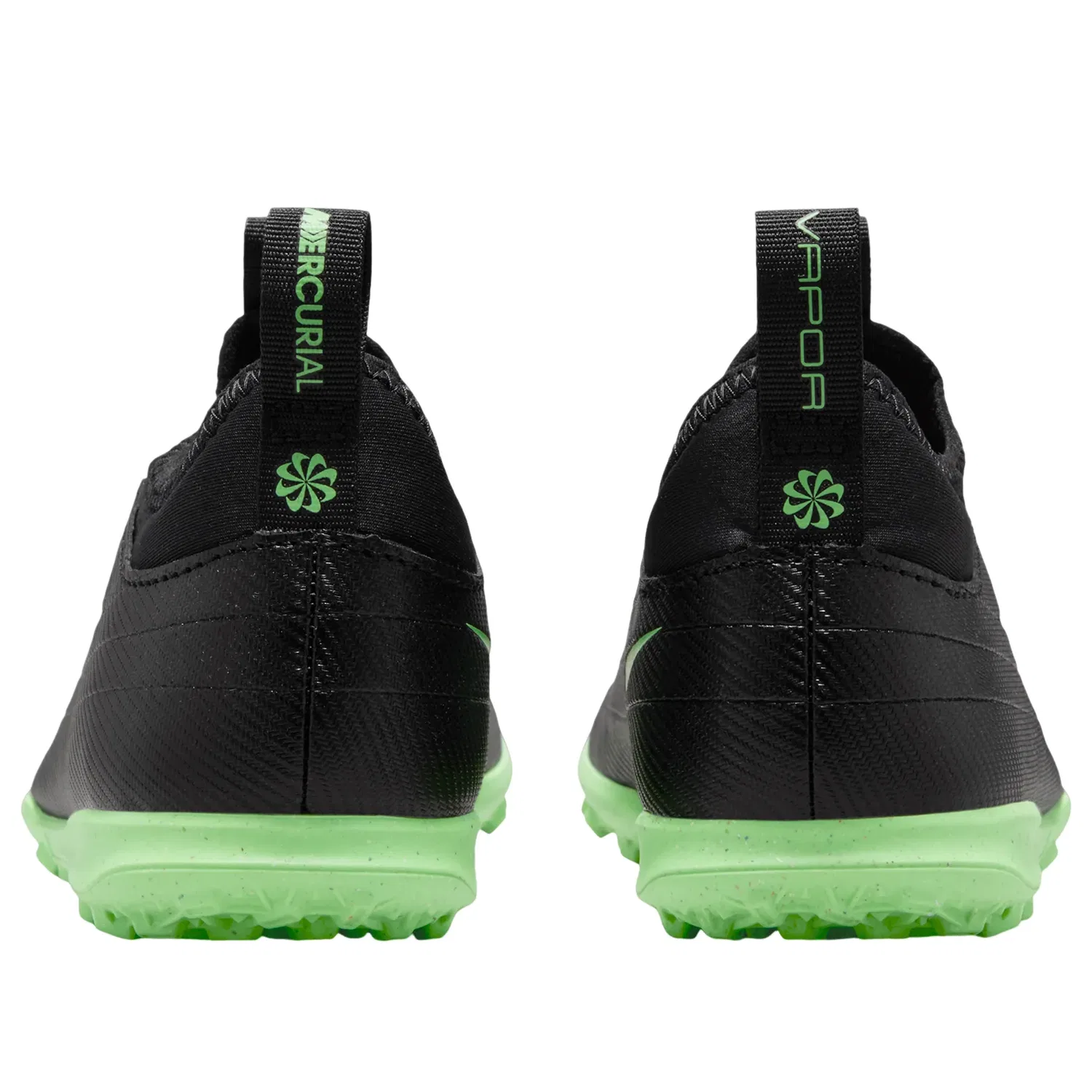 Детские кроссовки с текстильным верхом Mercurial Vapor 17 Club 'Black Illusion Green' Nike, Black/Illusion Green — фото 3