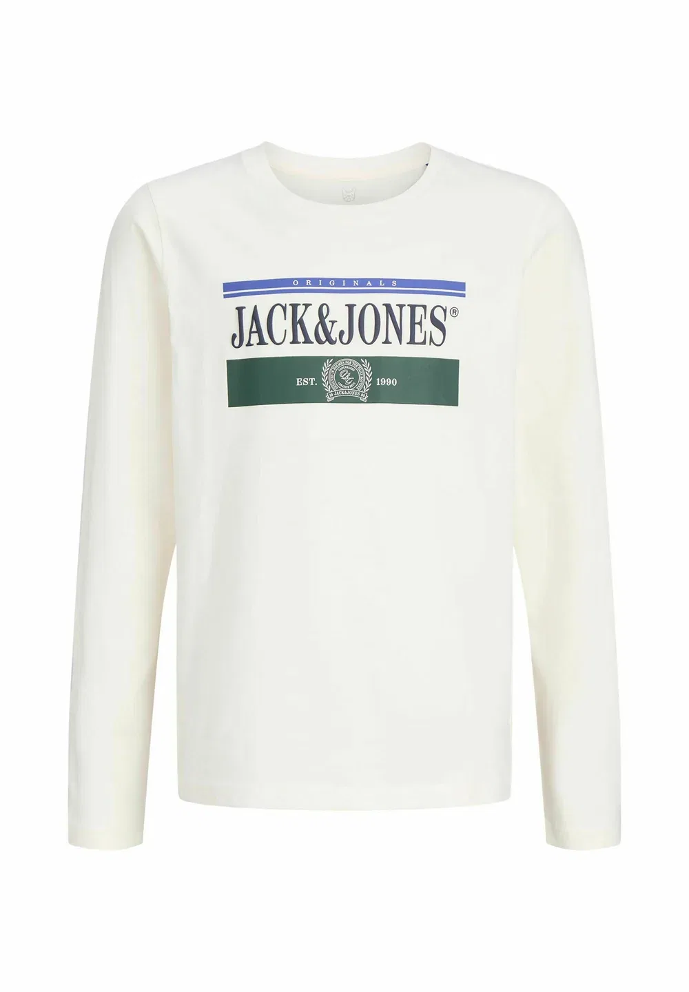 Комплект из двух футболок Jorfrederiksberg box tee с длинными рукавами Jack & Jones Junior, Snow White — фото 3