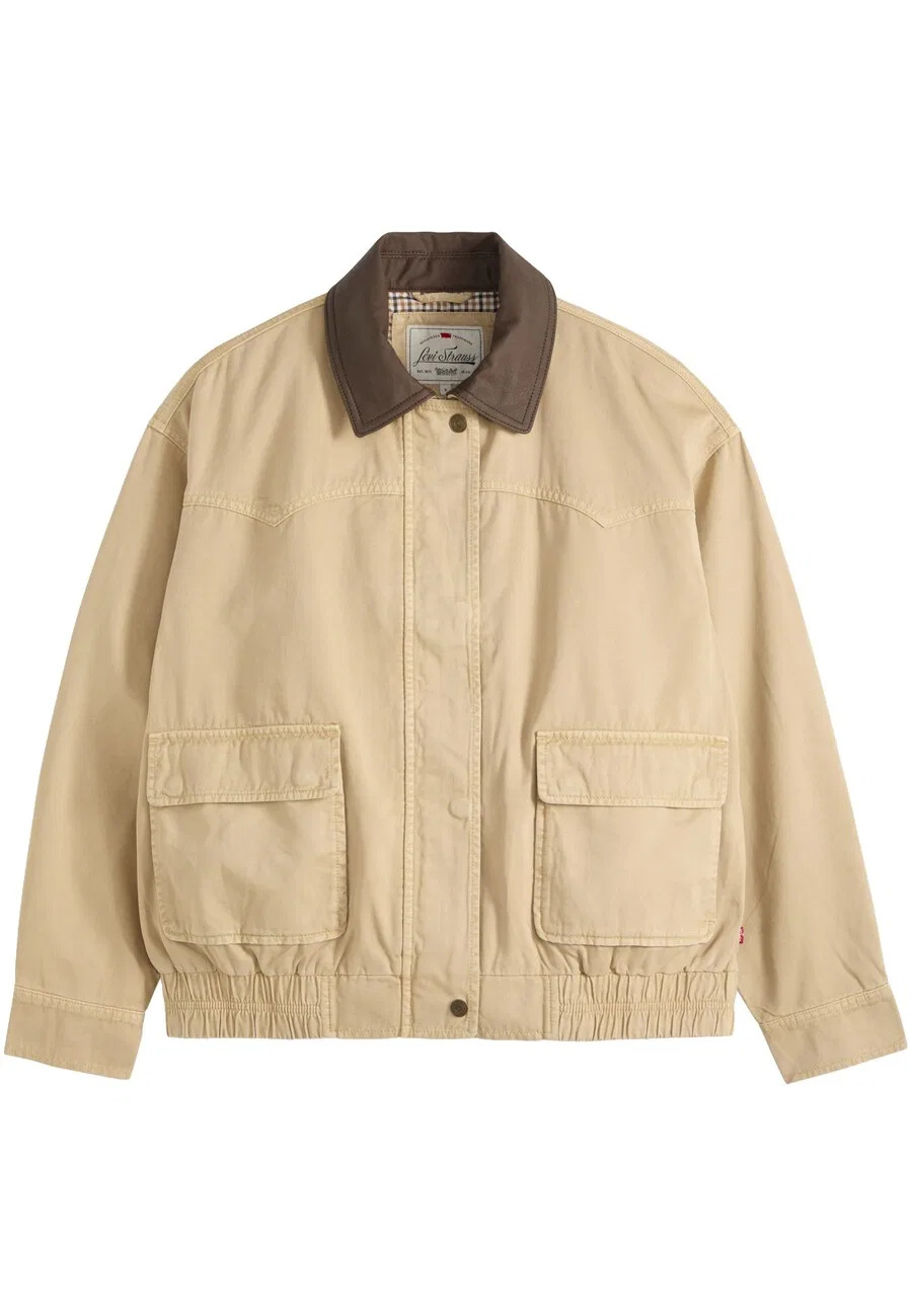 Куртка LEVI'S Between-Season 'WINNIE WESTERN' бежевого цвета