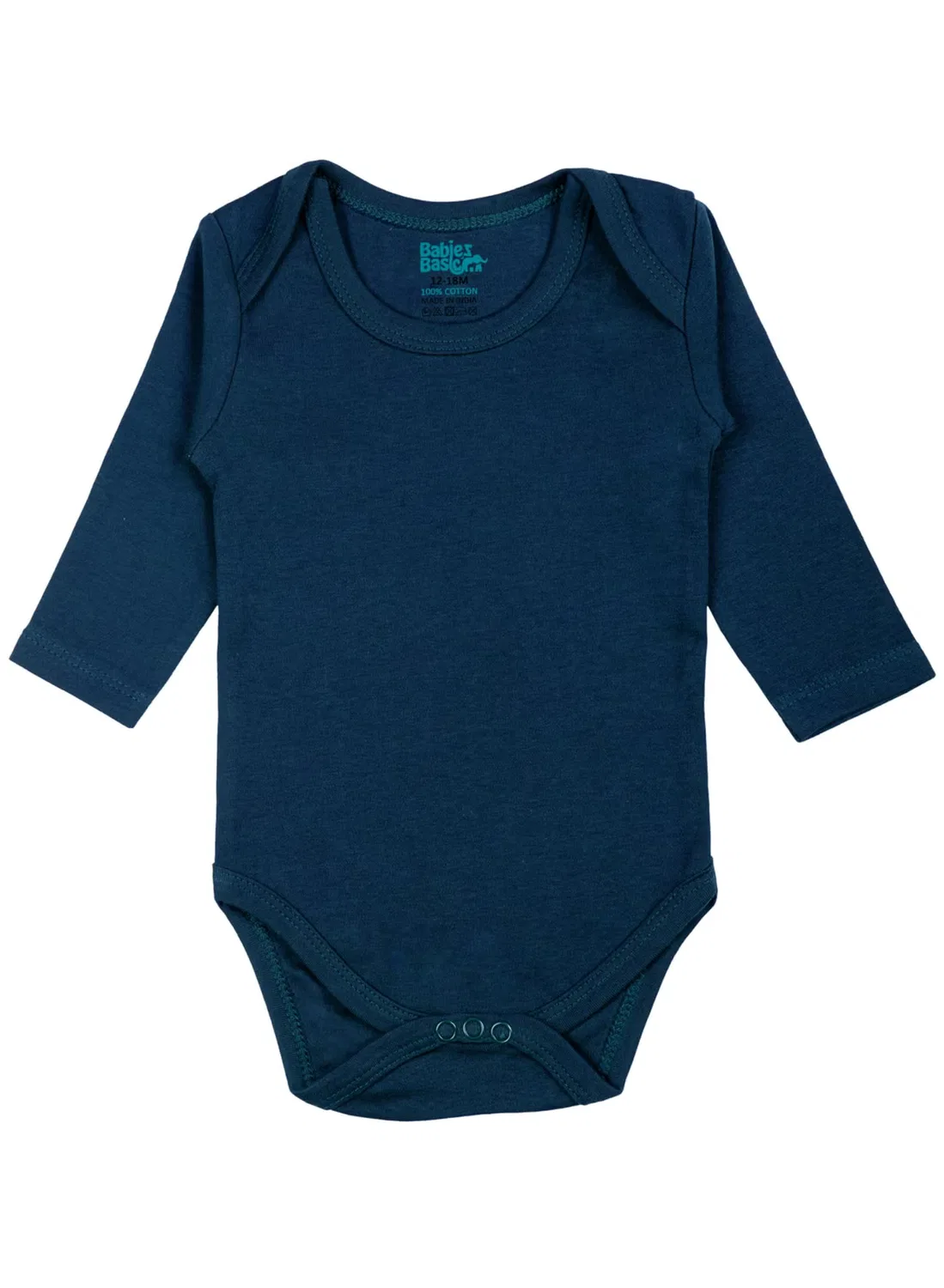 Боди-комбинезон с длинным рукавом комплект 3 шт Babies Basic, черный — фото 3