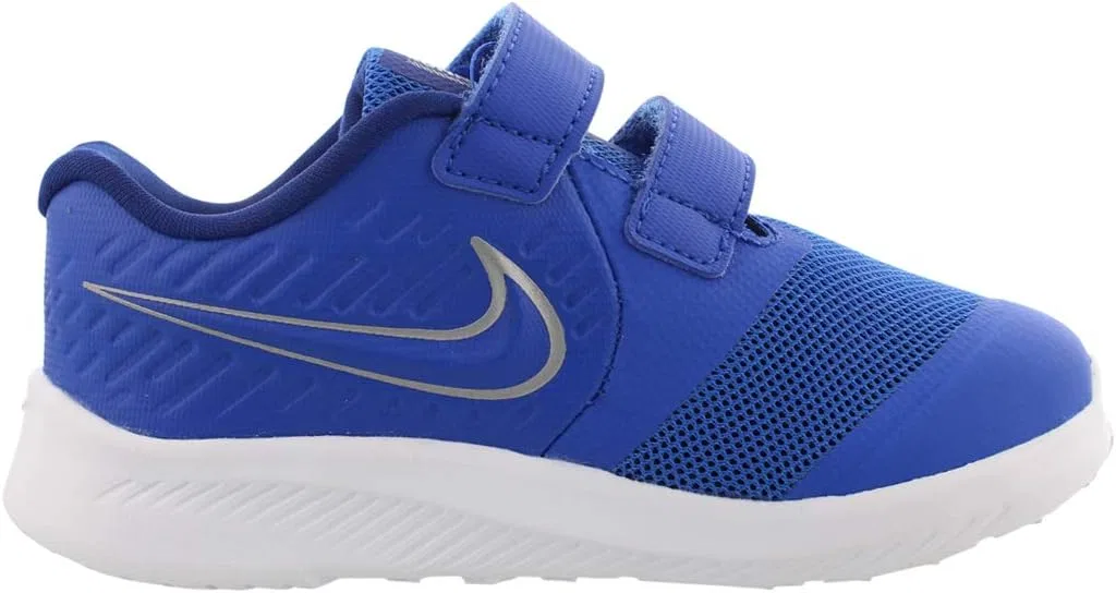 Детские кроссовки для мальчиков Star Runner 2 Nike, Game Royal/Metallic Silver — фото 3