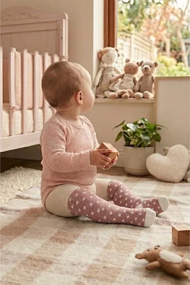 Детские колготки для девочек с рисунком комплект 3 шт Cocole Socks, Multicolor — фото 3