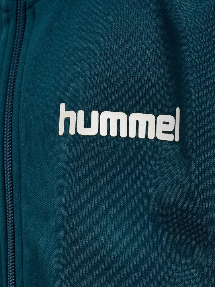 Тренировочная куртка с принтом Chevron Zip Jacket Hummel, синий — фото 3