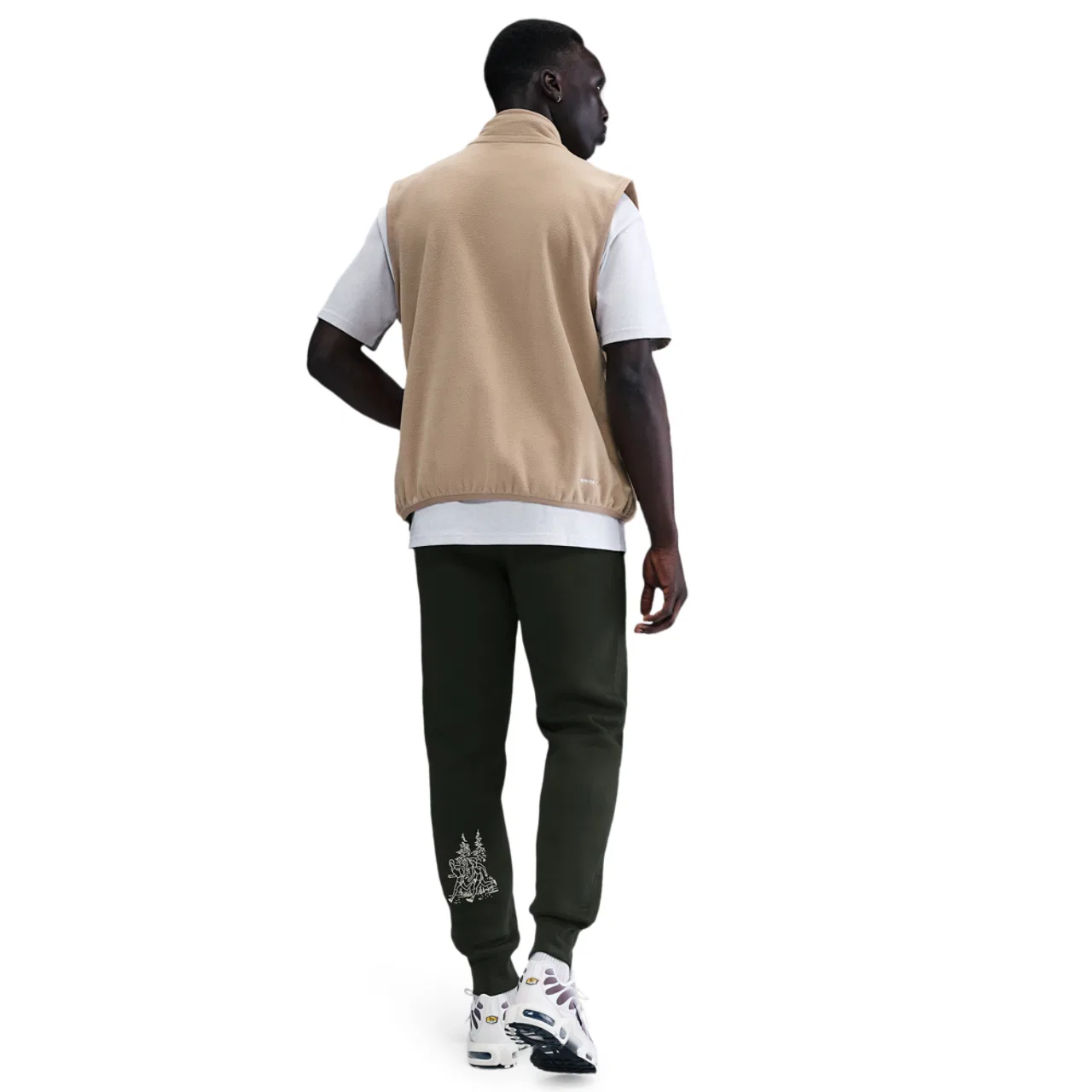 Мужские джоггеры Club BB Reissue Nike, цвет Sequoia/Sequoia/Lt Khaki — фото 4