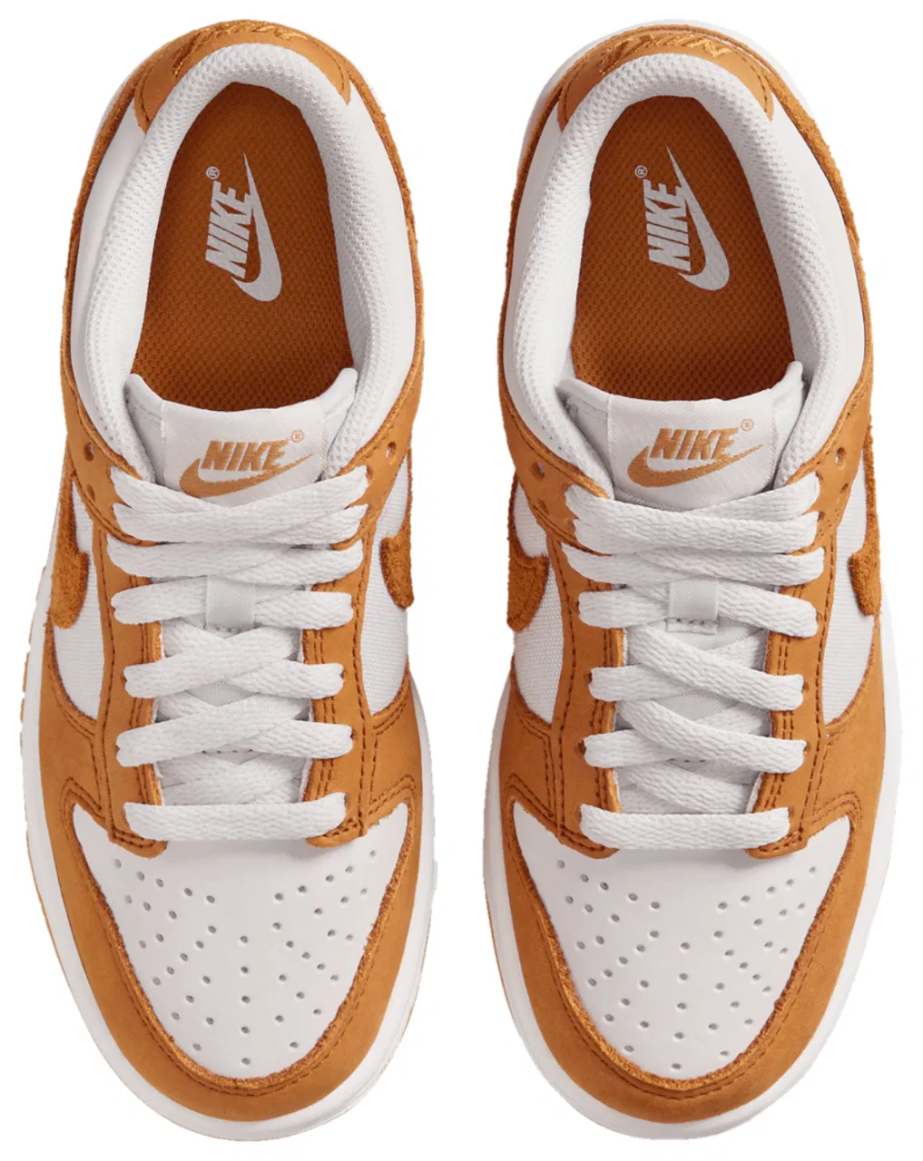 Кроссовки для мальчиков Dunk Low SE Nike, цвет Desert Ochre/Vast Grey — фото 4