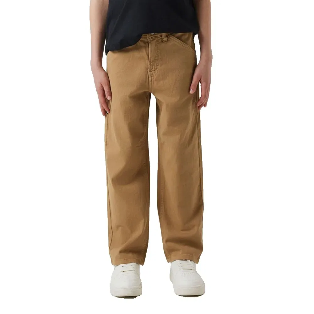 Брюки Ryan Straight Fit Twill Name It, коричневый