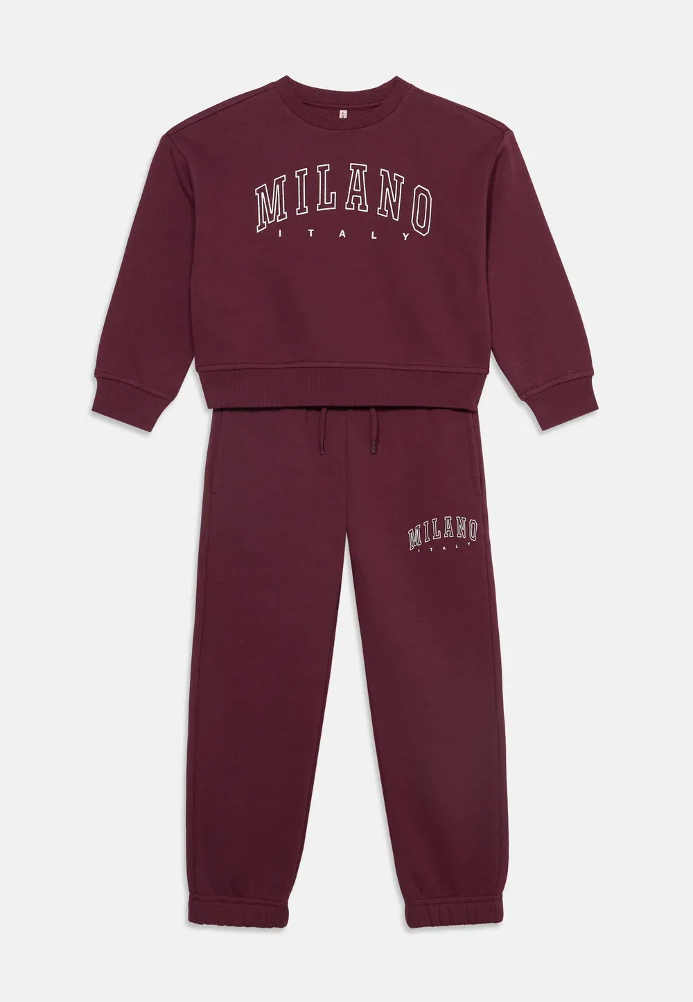 Спортивные брюки Kmgsweat с круглым вырезом - спортивный костюм Only Mini, Fig — фото 3