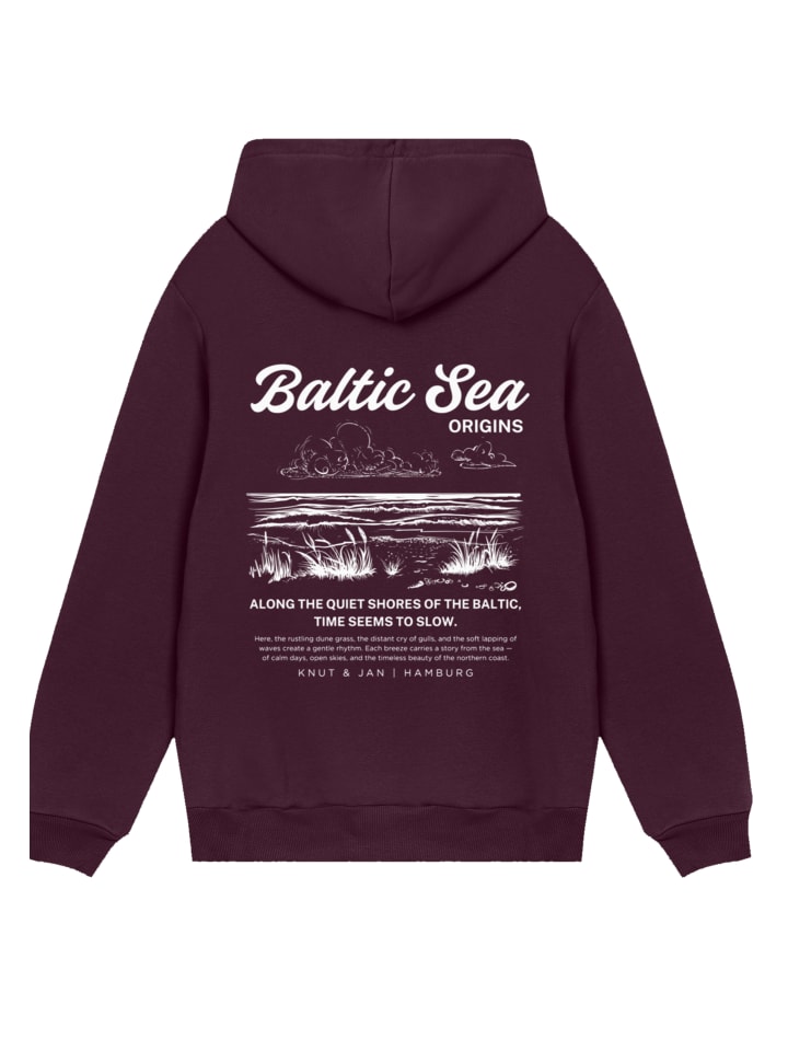 

F4NT4STIC Худи Knut & Jan Baltic Sea Origins в бордовом цвете