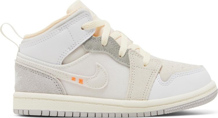 

Кроссовки Air Jordan 1 Mid SE Craft TD Inside Out, белый