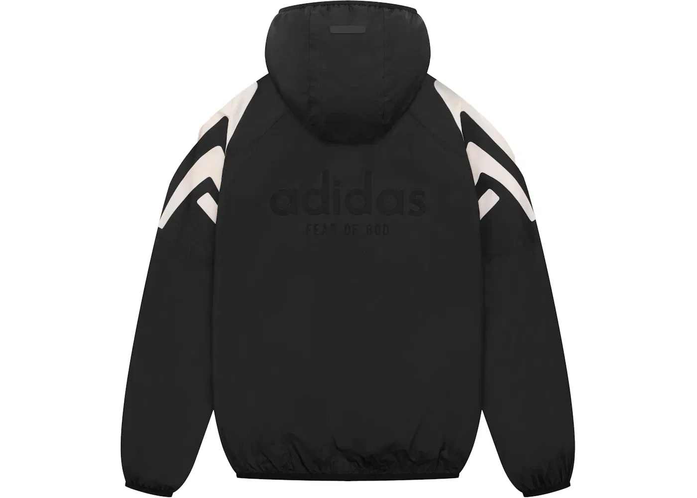 Мужская куртка с длинным рукавом Adi Nation 1/2 Zip Fear of God, Black — фото 2