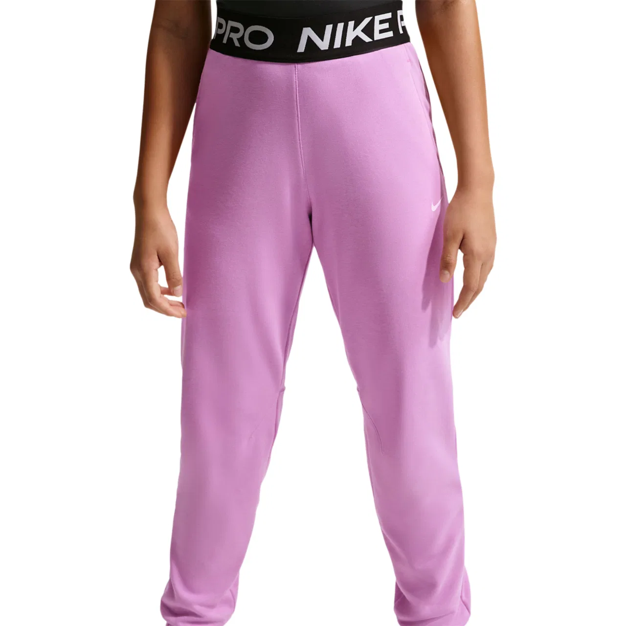 Брюки для мальчиков Dri-FIT Fleece Nike, цвет Black/Lt Magenta/Lt Magenta