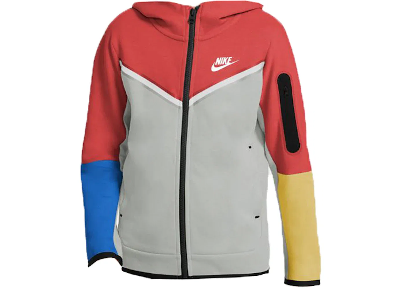 Детская куртка с принтом Nike Hoodie, Lobster/Grey Fog/White