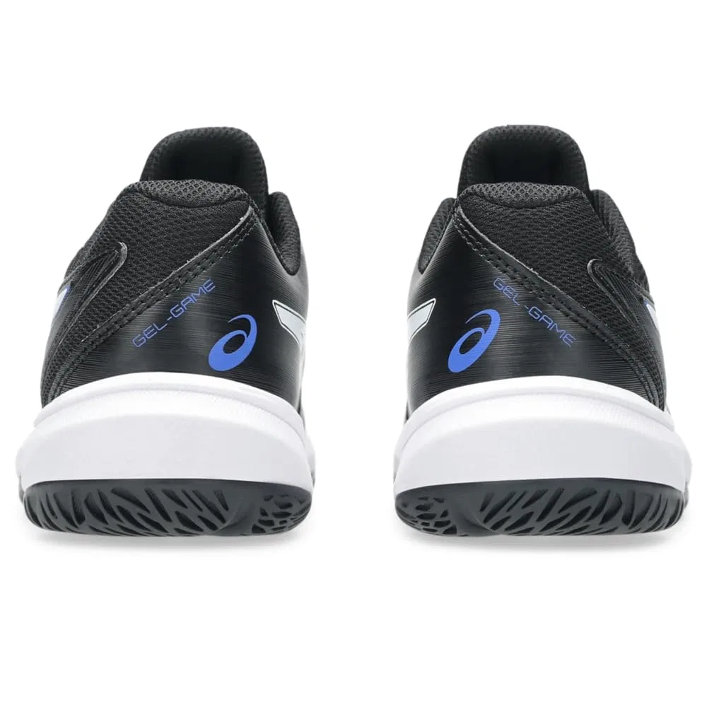 Детские кроссовки для мальчиков с улучшенной вентиляцией Gel-Game 10 GS ASICS, Black White — фото 2