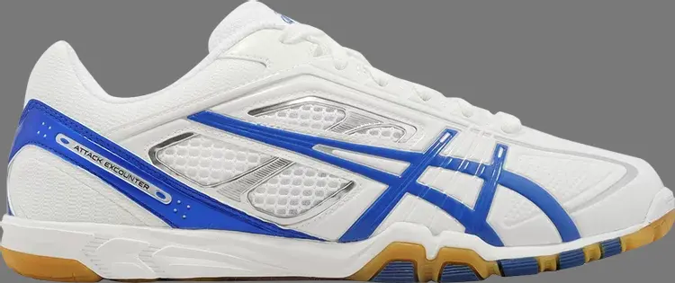

Кроссовки attack excounter 327 'white electric blue' Asics, белый, Белый;серый, Кроссовки attack excounter 327 'white electric blue' Asics, белый