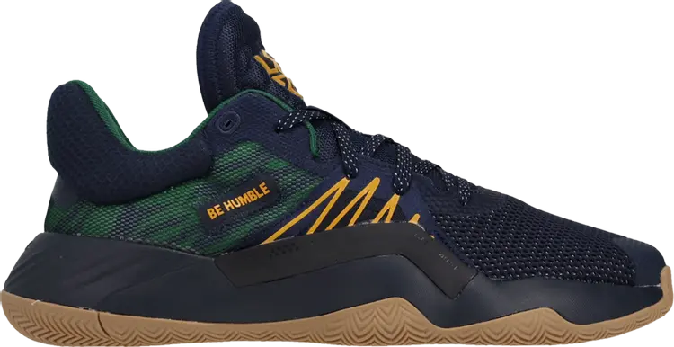 

Кроссовки Adidas D.O.N. Issue #1 GCA 'Navy Green Yellow', синий