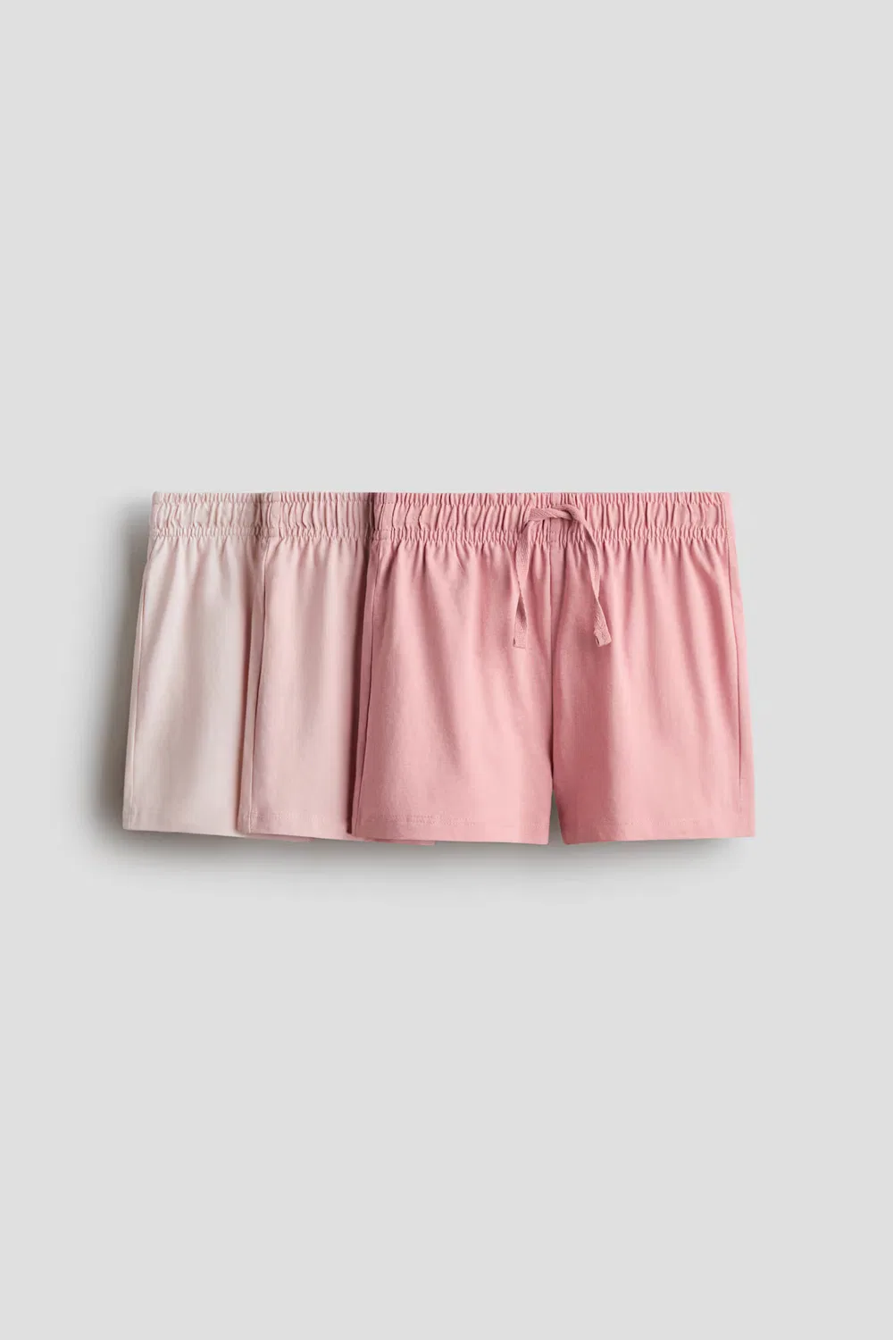 Комплект из 3 шорт из хлопкового трикотажа H&M, Rosa/Hellrosa/Blassrosa