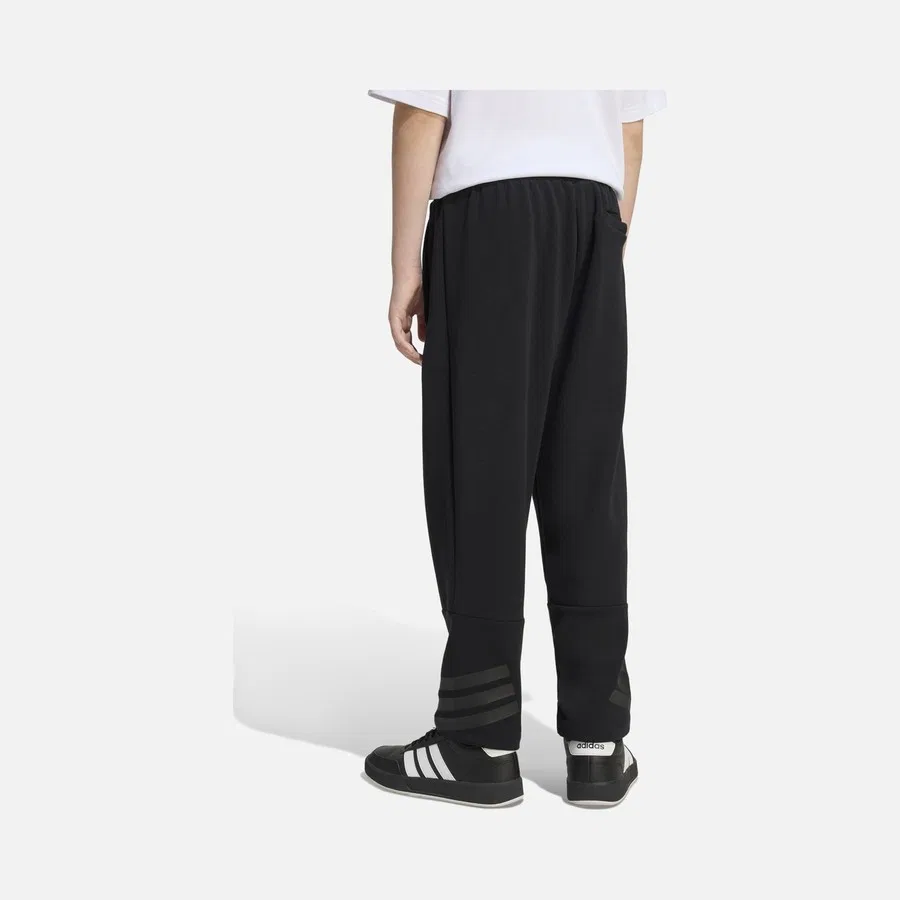 Детские спортивные штаны с манжетами Future Icons 3-Stripes Cuffed adidas, Черный — фото 2